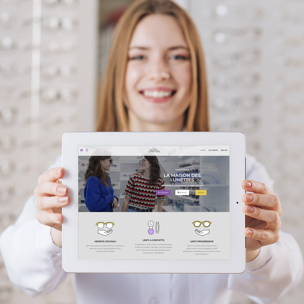 Come realizzare un sito web per un centro ottico